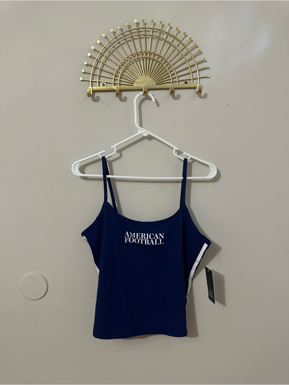 wild fable Navy Blue Football Tank Top